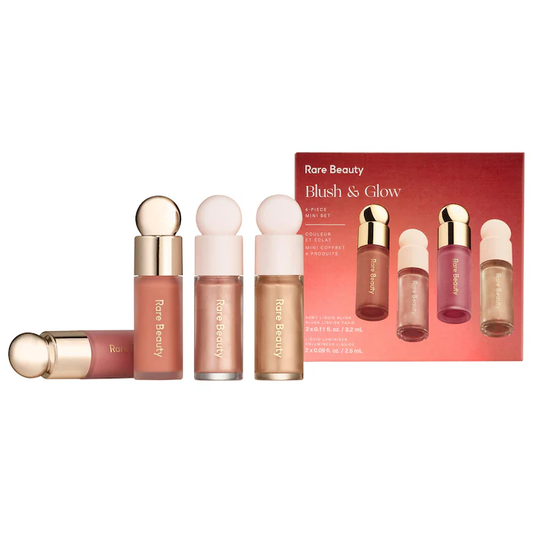 Rare Beauty by Selena Gomez: Mini Blush & Glow 4-Piece Set -PREVENTA-